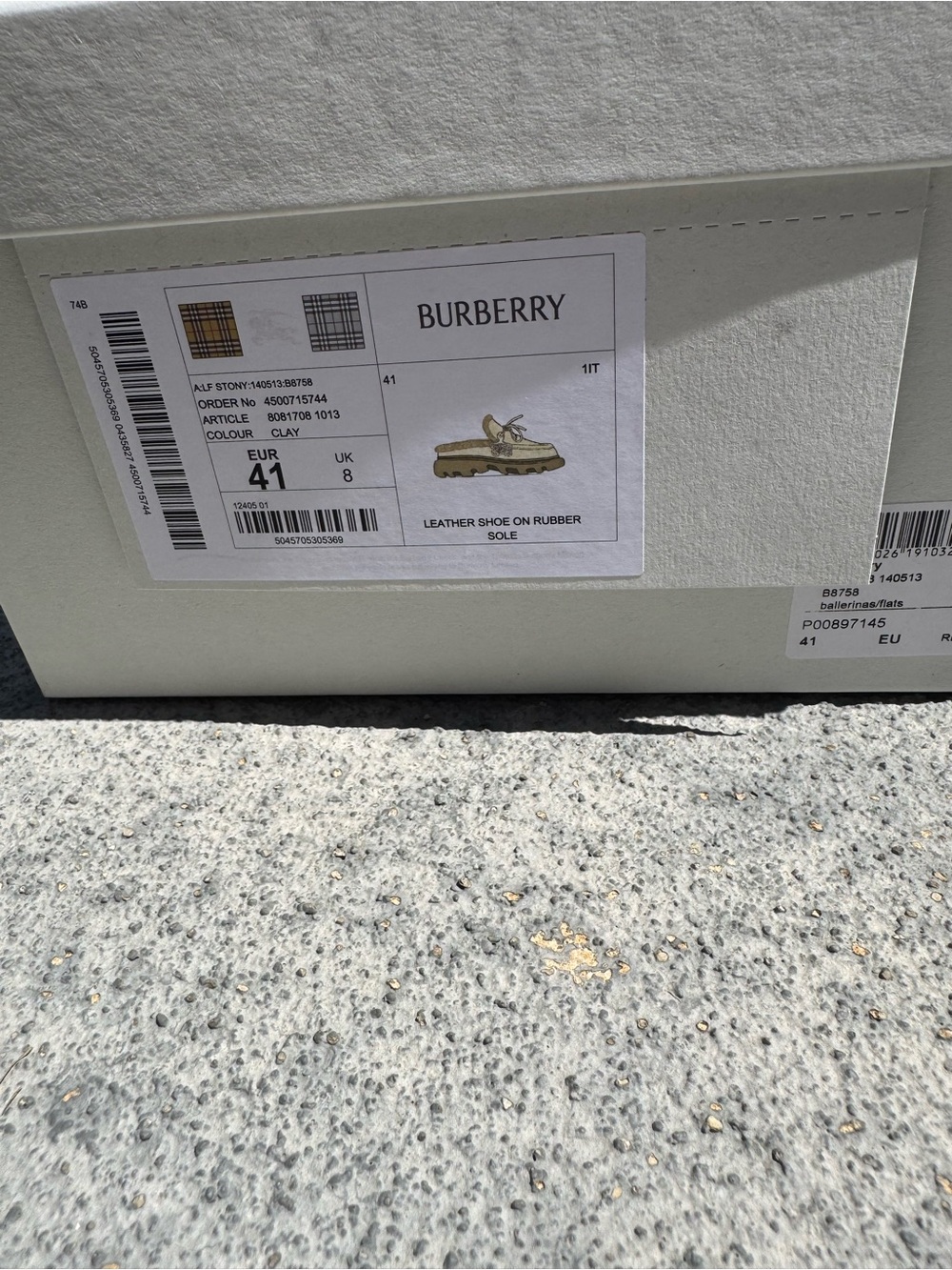 Burberry EKD Shearling-Lined Suede Mules Clay EU 41 - Picture 17 of 17